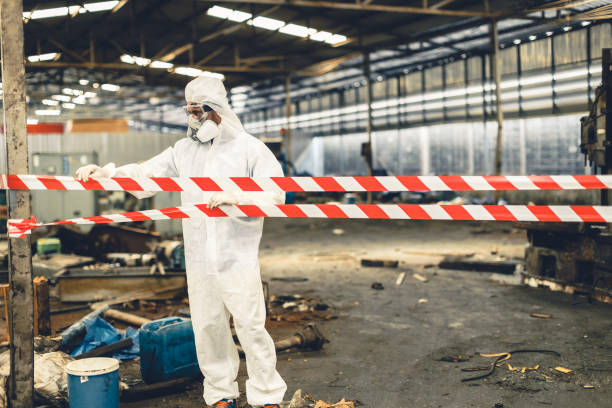 Professional Drug Lab Cleanup technician working in Houston, PA